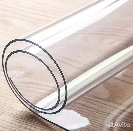 Скатерть силиконовая,гибкое стекло 3мм, ширина 1 м