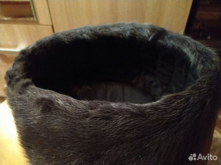 Шапка из норки женская