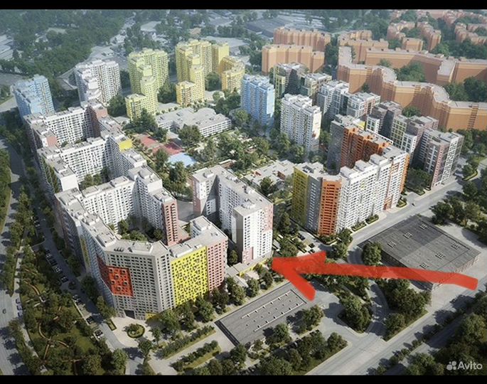 Своб. планировка, 35,5 м², 4/18 эт.