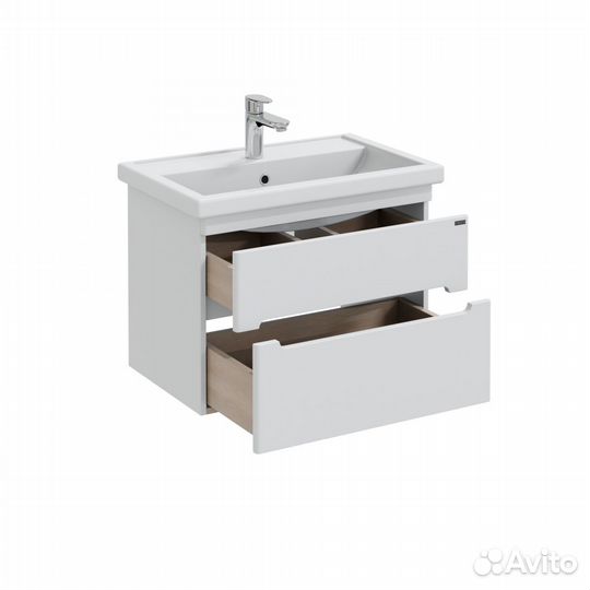 Тумба под раковину санта Лондон 70 подвесная 2 вы