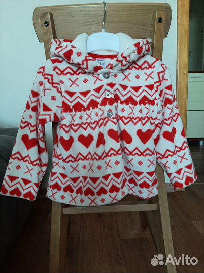 Флисовая кофта Carters Америка на 2 года