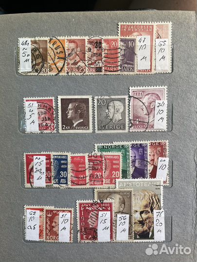 Альбом марок Персоналии