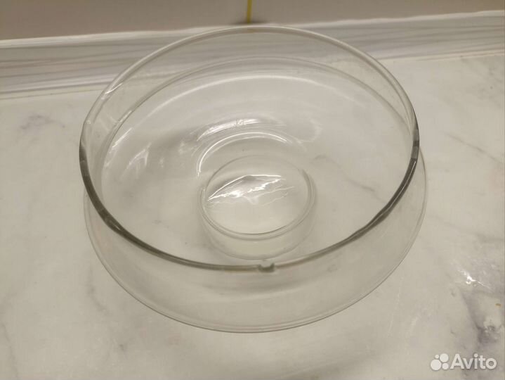 Крышка стеклянная от кастрюльки для микроволновки