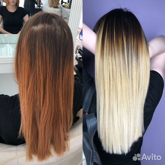 Окрашивание волос,все виды парикмахерских услуг