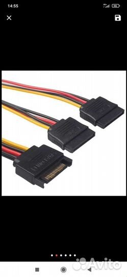 Переходник SATA на 2 SATA