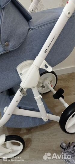 Коляска Adamex 3в1 Экокожа