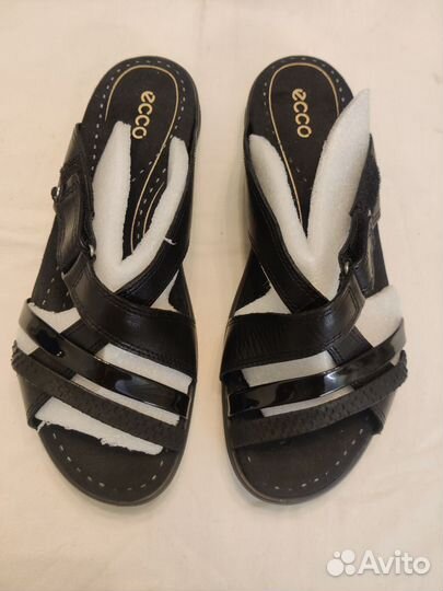 Сандалии женские чёрные ecco Babett Sandal Slide