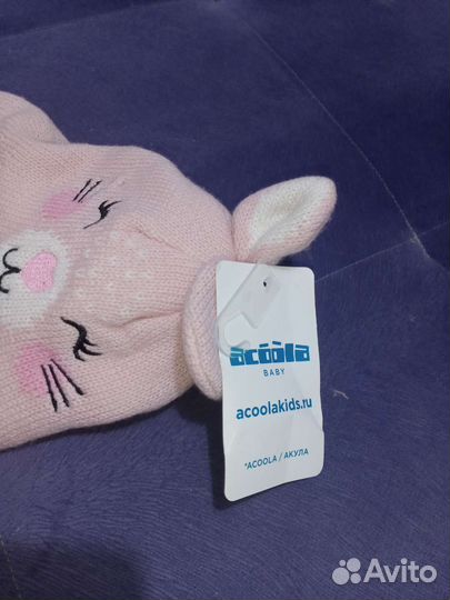 Шапка для девочки новая 44-46