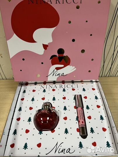 Набор nina ricci nina 50 + помада