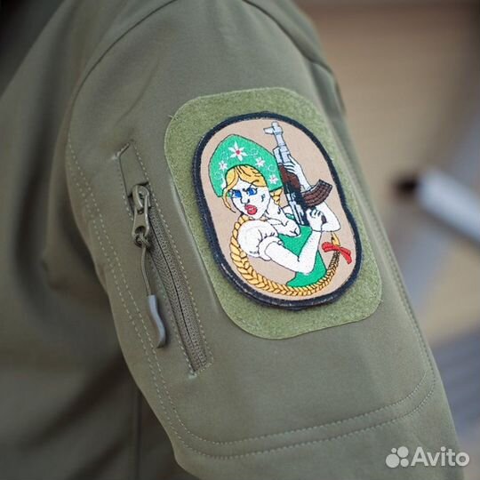 24026 Патч, шеврон с вышивкой для одежды. На липуч