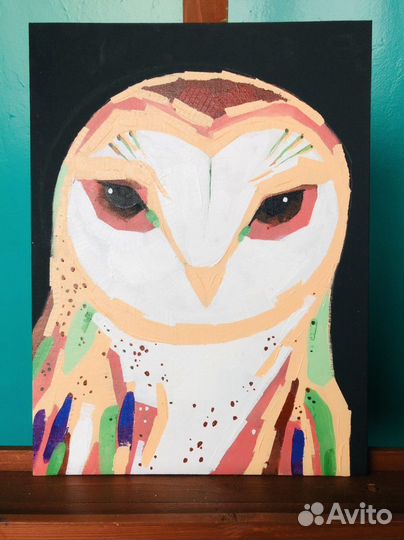 Картина акрилом на холсте