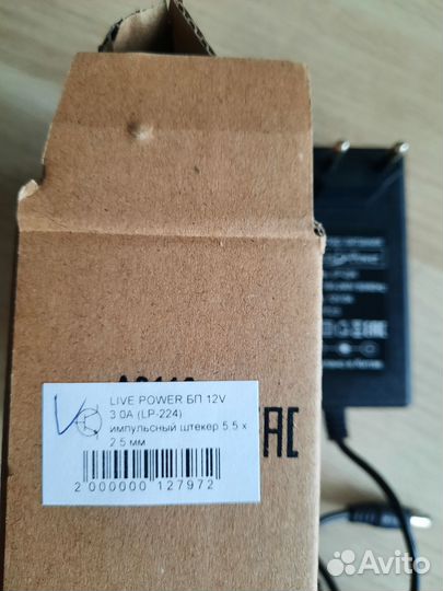Блок питания 12v 3a