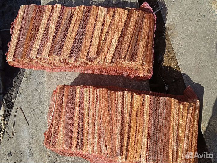 Дрова сухие в мешках