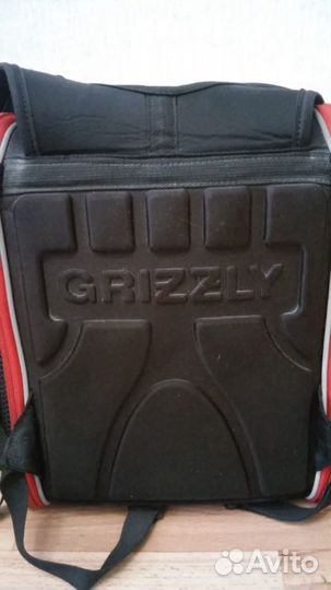 Ранец Grizzly машина (красная)