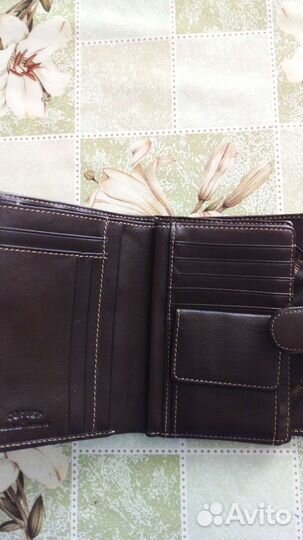 Мужское кожаное портмоне