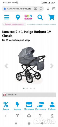 Детские коляски 2 в 1