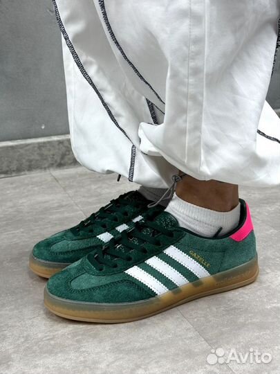 Adidas Gazelle Indoor Green Pink