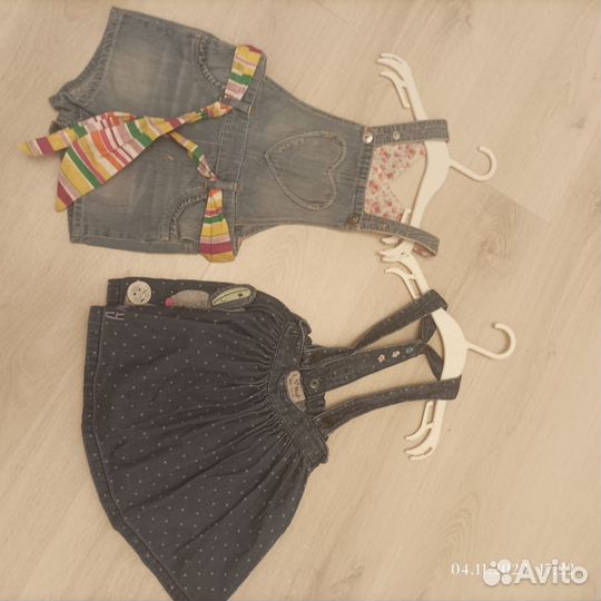 Пакет брендовых вещей на девочку 86-92-98