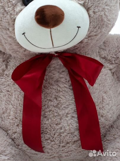 Мишка среднего размера, плюшевый, новый