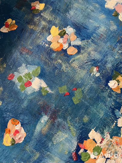 Картина маслом на холсте цветы