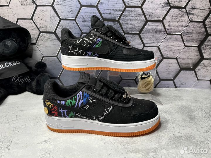 Кроссовки Nike Air Force 1 черные