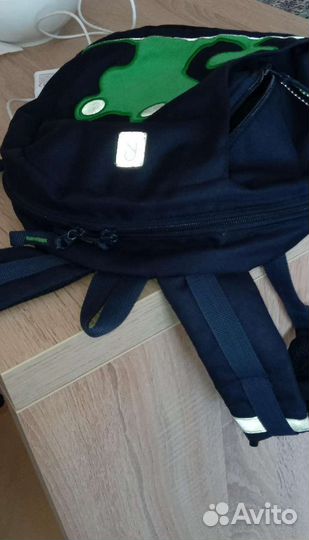 Рюкзак детский Reima, голубой рюкзак кожзам