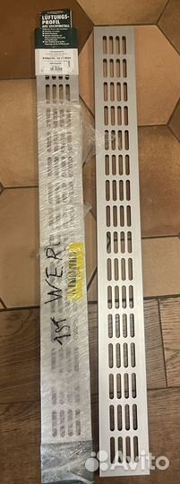 Вентиляционная алюминиевая решетка Werzalit 800/80