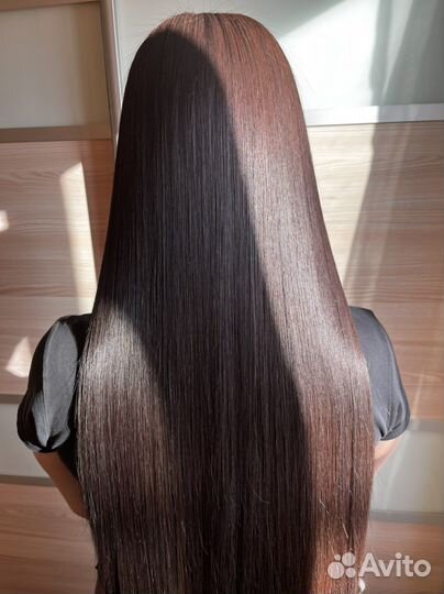 Кератиновое выпрямление волос