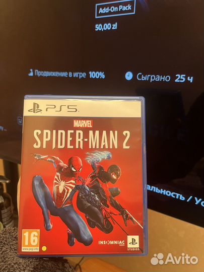 Spider man 2 ps5 диск