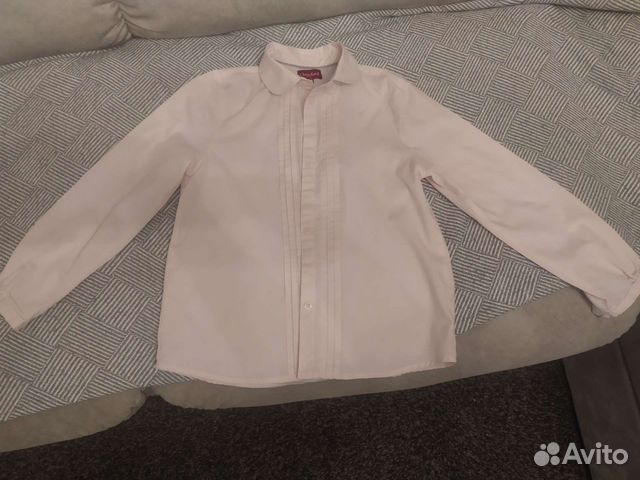 Блузка школьная chessford 128 р-р розовая