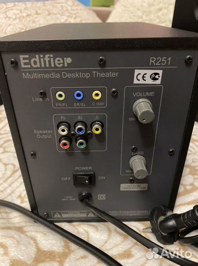Сабвуфер+колонки edifier R 251