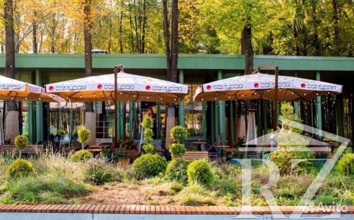 Зонт для кафе на бокой\центральной опоре