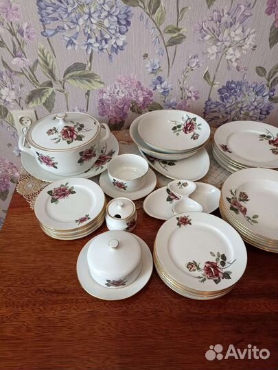 Столовый сервиз гдр на 6 персон новый