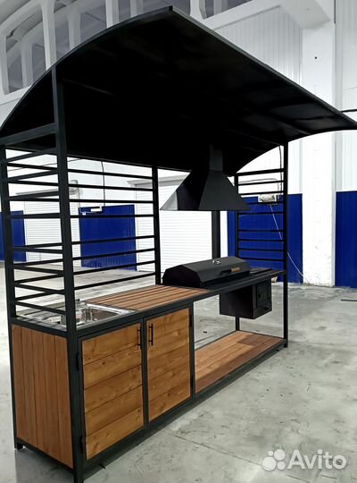 Мангал 6 мм, печка под казан, гриль, барбекю