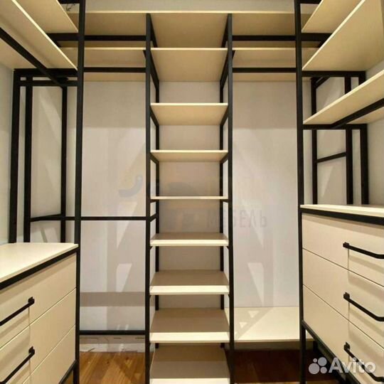 Гардеробная система лофт