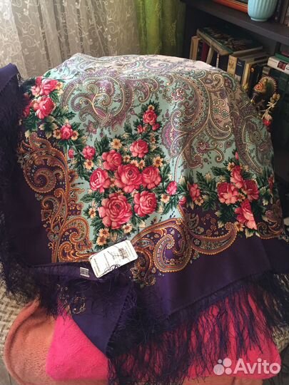 Платок- шаль павловопосадский 