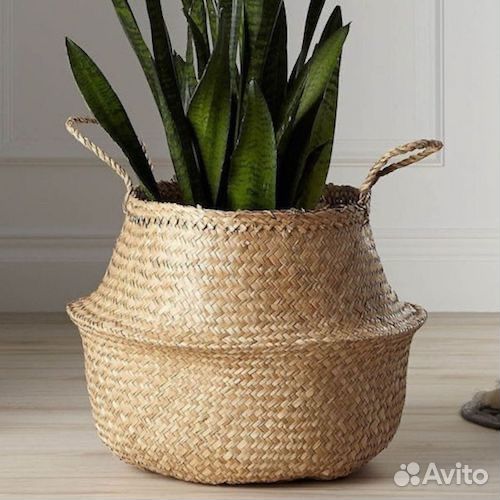 Корзина плетеная новая