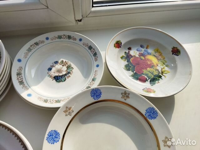 Тарелки, блюдца СССР