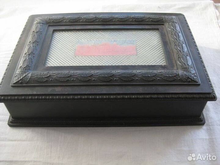 Коробка шкатулка Ленинград из карболита