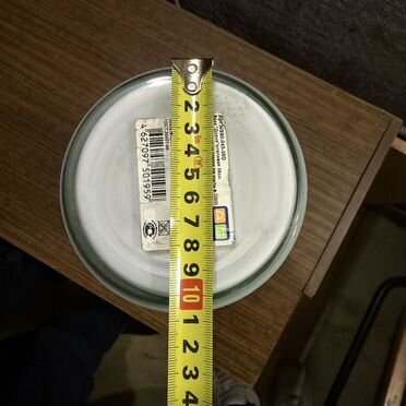 Ваза для цветов Диана опаловая 38см