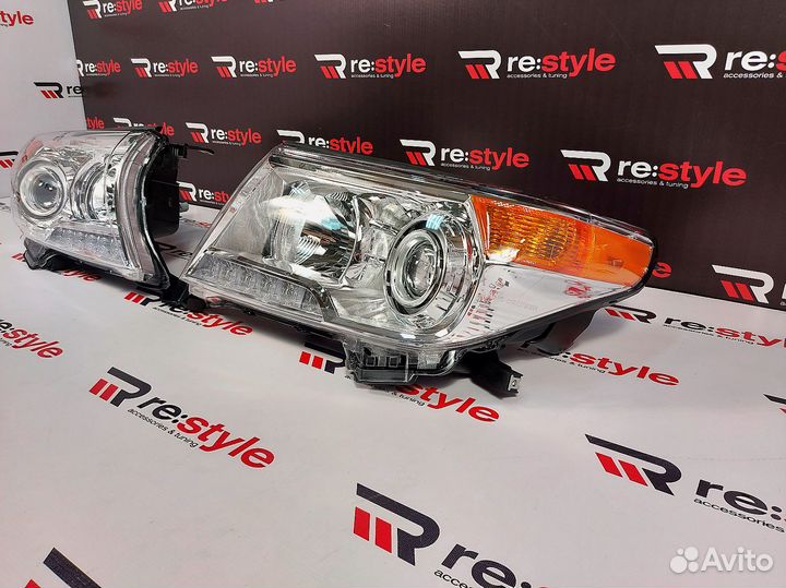 Фары Toyota Land Cruiser 200 12-15г Светлые