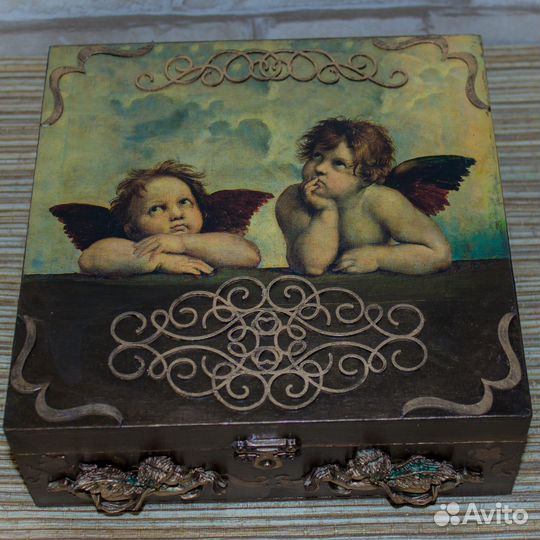 Шкатулка: Ангелы Сикстинской Мадонны