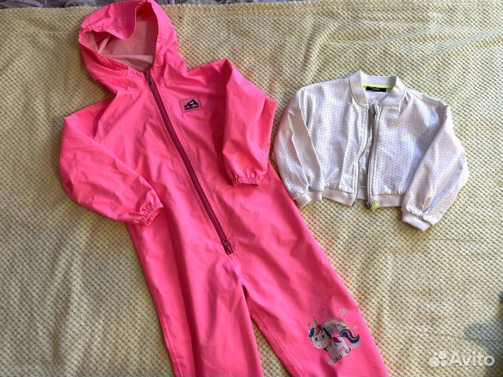 Вещи пакетом на девочку 110 116