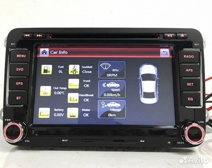 CRS 710 с навигацией и видео (на висе)