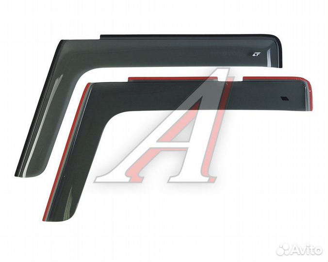 Дефлектор двери камаз (длинный) 2шт.cobra tuning