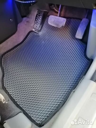 Коврики EVA 3Д на Xtrail Т30 черный+черный