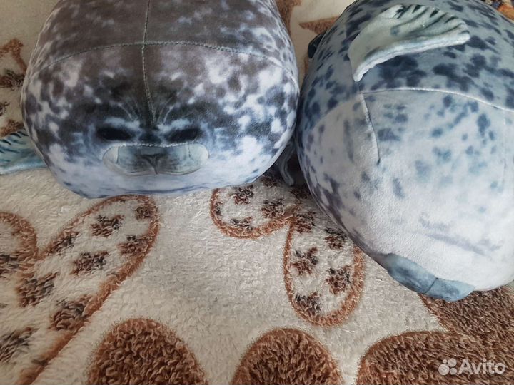 Тюлень подушка мягкий, игрушка