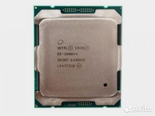 Процессор CPU Xeon e5 2680 V4 14 ядер 28 потоков 3