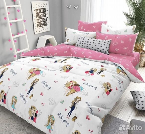 Белье постельное детское 1.5 спальное