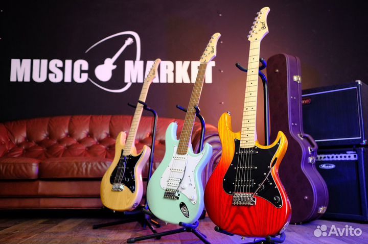 Электрогитара (Индонезия) + Аксессуары